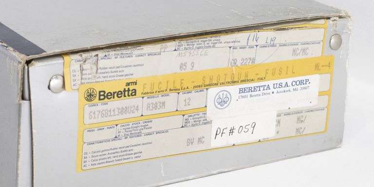 Beretta  Pheasants Forever Model A303  12 Ga  Semi Auto Shotgun