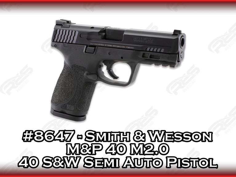Smith & Wesson  M&P 40 M2.0  40 S&W  Semi Auto Pistol