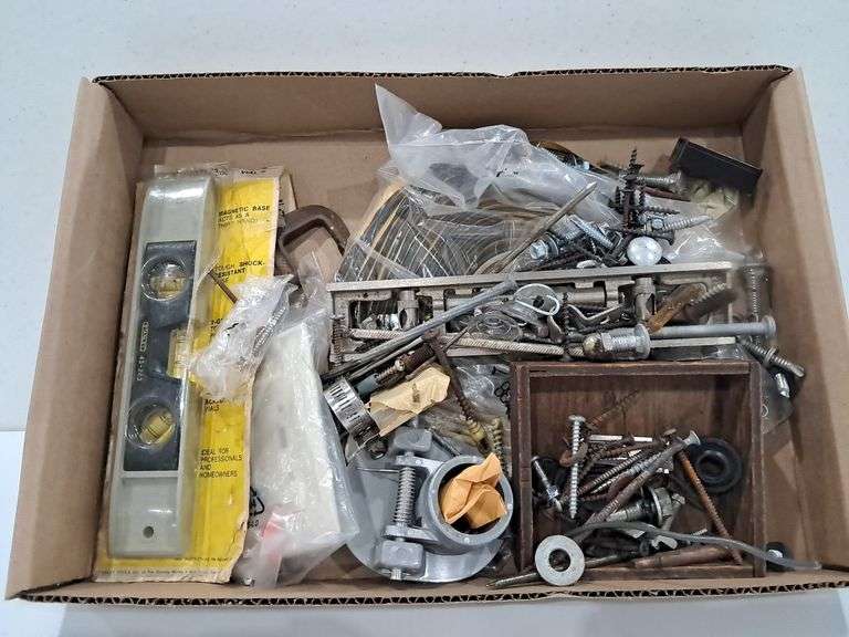 Assorted Hardware & Leveler