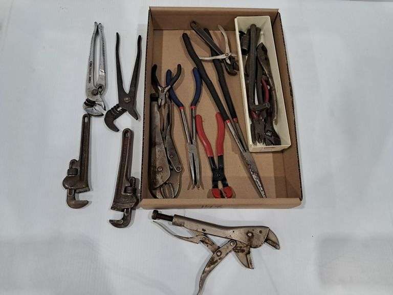 Assorted Wrenches & Vice Grips