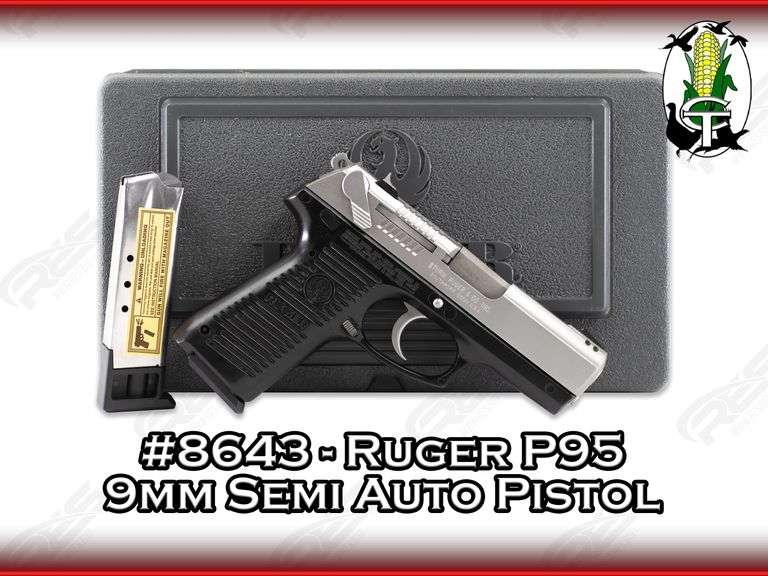 Ruger  P95  9mm  Semi Auto Pistol