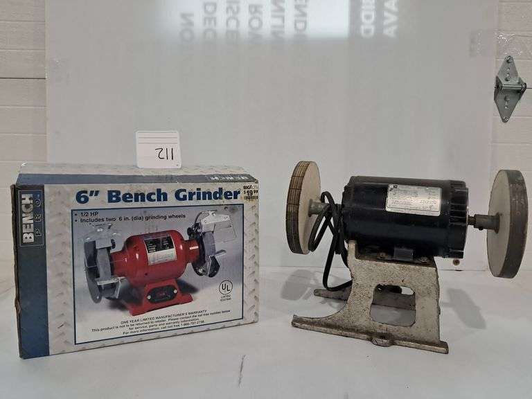(2) Bench Grinders