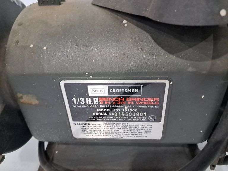 Craftsman Bench Grinder