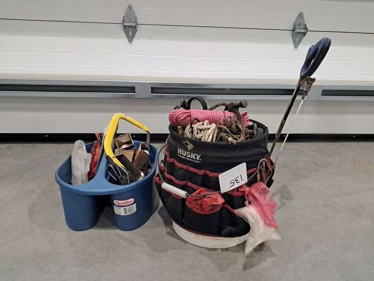 Assorted Tools In Carriers