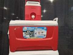 (3) 48 qt. Igloo Coolers & Mini Water Jug