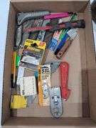 Stanley Planer, Protractor Head &  Assorted Knives
