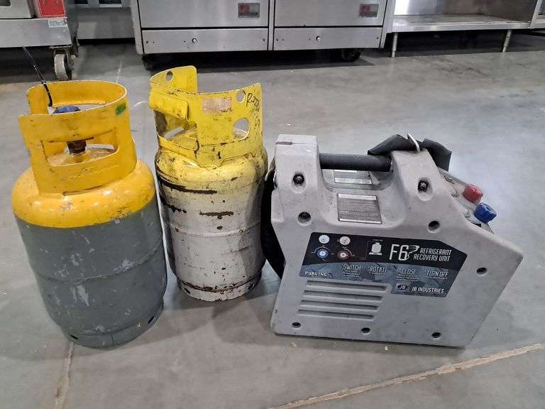 F6 Refrigerant Recovery Unit w/ Empty Tanks