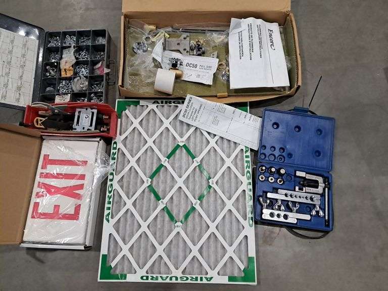 LED Exit Sign, Hardware Kit & Flare Kit