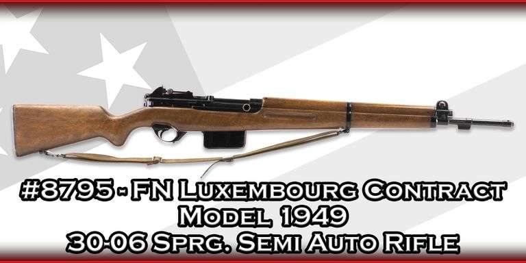 FN  Luxembourg Contract Model 1949  30-06 Sprg.  Semi Auto Rifle