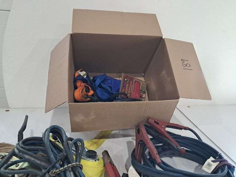 Assorted Straps & Jumper Cables
