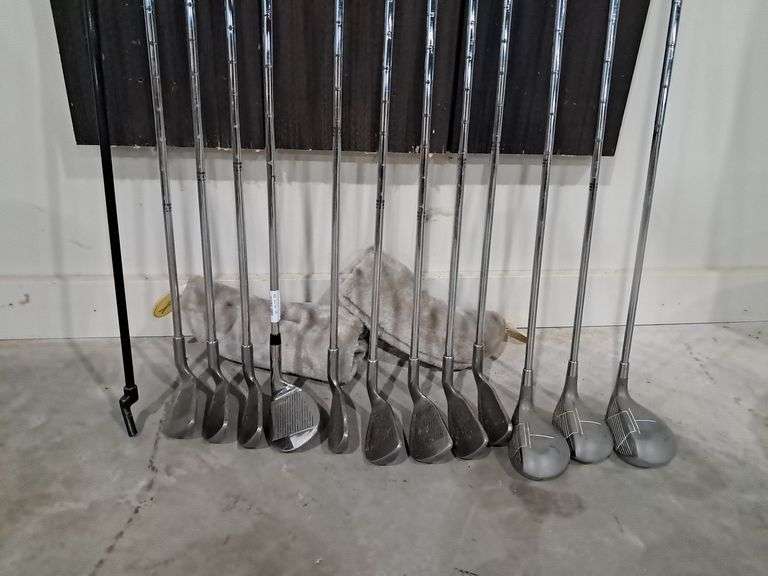 Set of Left Handed Palm Springs Golf Clubs
