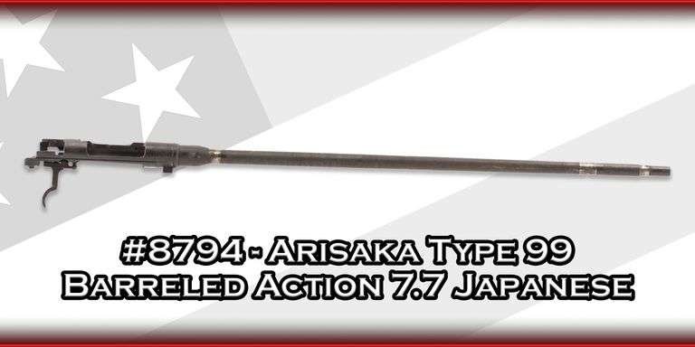 Arisaka   Type 99 Barreled Action  7.7 Japanese