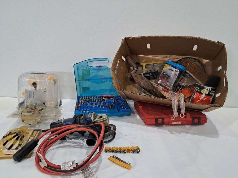 Drill Bit Set & Assorted Tools