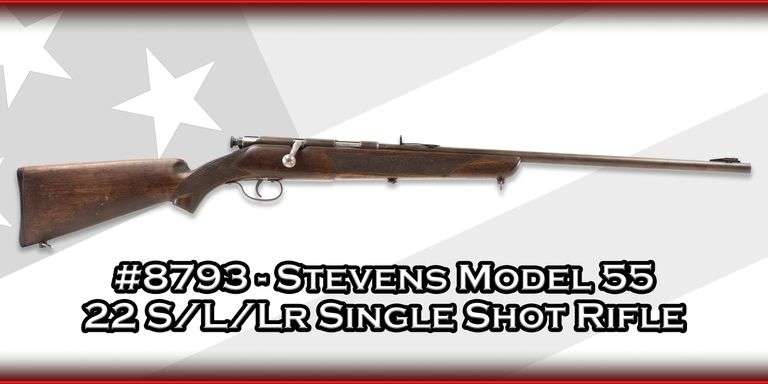 Stevens  Model 55  22 S/L/Lr  Single Shot Rifle