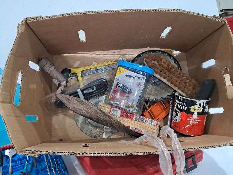 Drill Bit Set & Assorted Tools