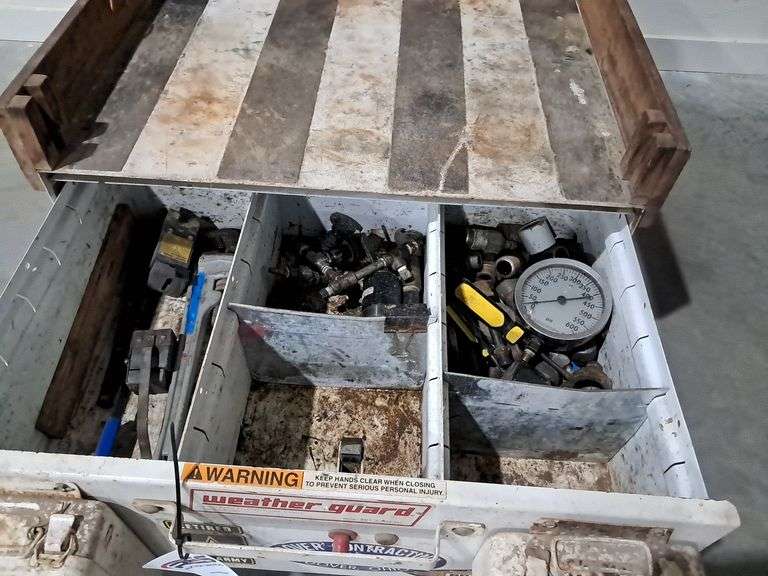 Toolbox w/ Assorted Pipe Fittings