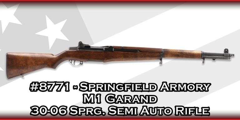 Springfield Armory  M1 Garand   30-06 Sprg.  Semi Auto Rifle