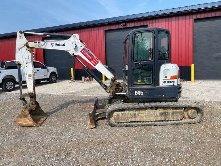 2018  Bobcat  E45  Mini Excavator