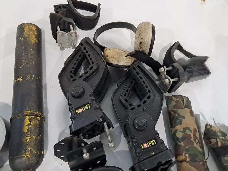 Gun Mounts, Fabric & Assorted Hunting Supplies