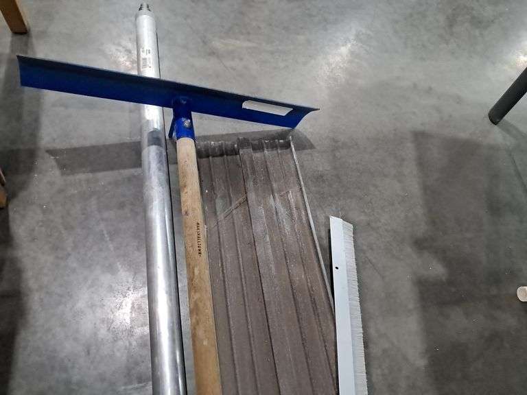 Concrete Rake, Float & Broom