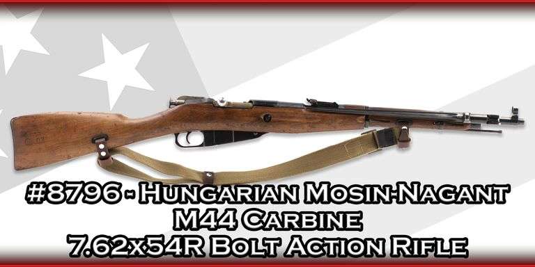 Hungarian   Mosin-Nagant M44 Carbine  7.62x54R  Bolt Action Rifle