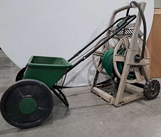 Scotts Seed Spreader & Water Hose