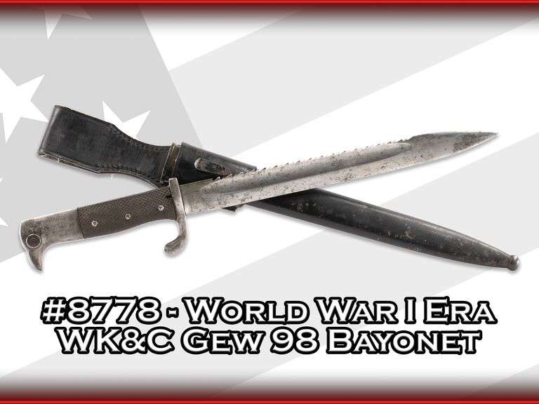 World War I Era WK&C Gew 98 Bayonet