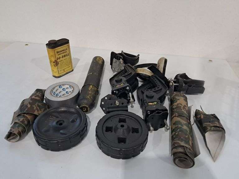 Gun Mounts, Fabric & Assorted Hunting Supplies