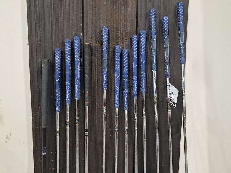 Set of Left Handed Palm Springs Golf Clubs