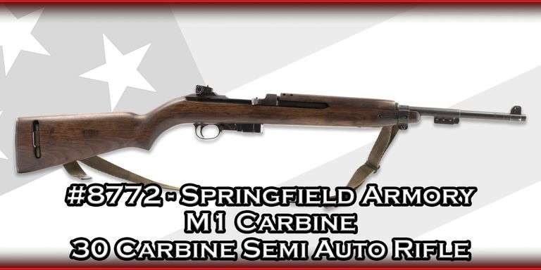 Springfield Armory  M1 Carbine  30 Carbine  Semi Auto Rifle