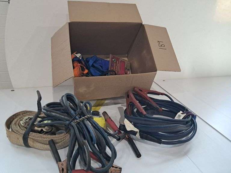 Assorted Straps & Jumper Cables
