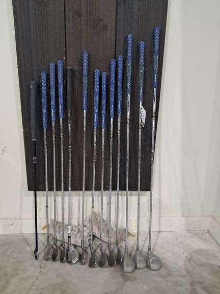 Set of Left Handed Palm Springs Golf Clubs