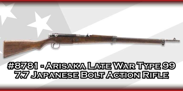 Arisaka  Late War Type 99   7.7 Japanese  Bolt Action Rifle