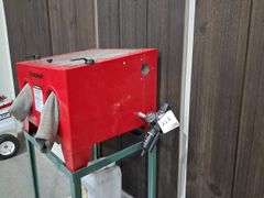 Jobsmart Sandblaster On Rolling Table