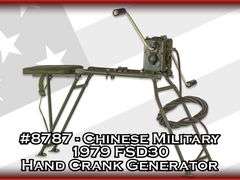 Chinese Military 1979 FSD30 Hand Crank Generator