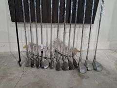 Set of Left Handed Palm Springs Golf Clubs