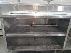 8' Stainless Steel Table w/Shelves