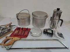 Hand Saw, Wrenches & Standard Screwdrivers