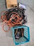Black & Decker Drill, Glue Gun & Extension Cords
