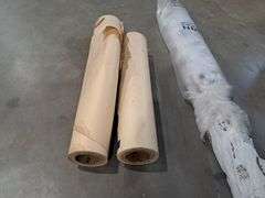 Roll of Clear Plastic & (2) Rolls of Packing Paper