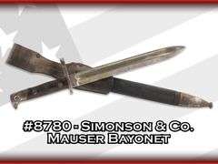 Simonson & Co. Mauser Bayonet