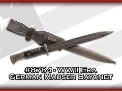 WWII Era German Mauser Bayonet