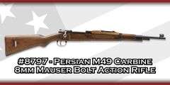 Persian   M49 Carbine   8mm Mauser   Bolt Action Rifle
