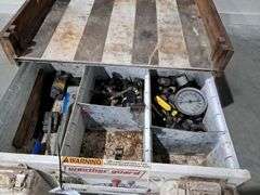 Toolbox w/ Assorted Pipe Fittings