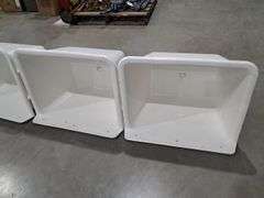 (3) Plastic Tubs