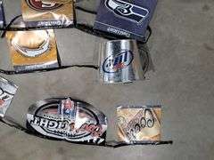 NFL Beer Banners, Miller Lite Bucket & Wild Turkey Banner