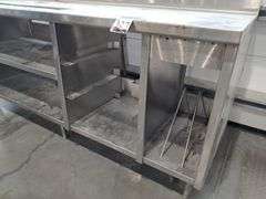 8' Stainless Steel Table w/Shelves