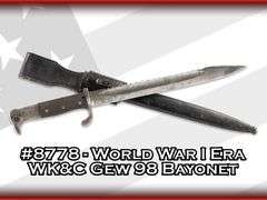 World War I Era WK&C Gew 98 Bayonet