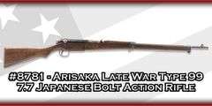 Arisaka  Late War Type 99   7.7 Japanese  Bolt Action Rifle