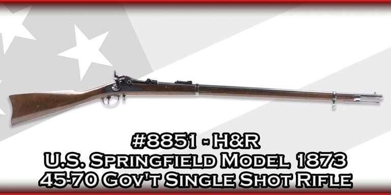 H&R  U.S. Springfield Model 1873  45-70 Gov't   Single Shot Rifle